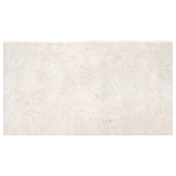 Livingstyle Pearl 13 in.  X 24 in.  Glazed Porcelain Pool Coping, 2PK